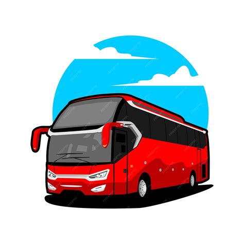 Premium Vector Bus Vector Illustration