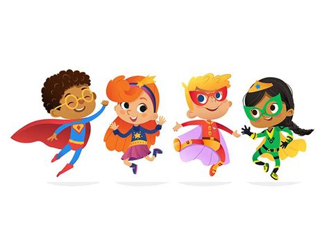 Superhero Kids | Superhero kids, Superhero cartoon, Kids hero