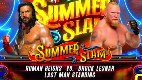 Wwe 2k23 Roman Reigns Vs Brock Lesnar Last Man Standing Match