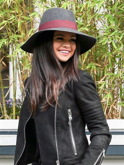 Selena Gomez Black Leather Jacket