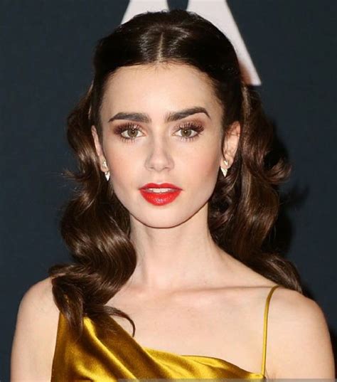 Pin By Ivan Hernandez On Lily Jane Collins Bridal Makeup Natural Lily Collins Style Lily Collins