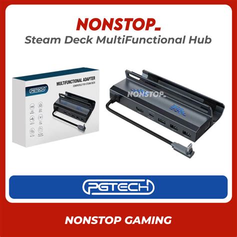 Pgtech Steam Deck Usb Hub Multifunctional Dock Hdmi Usb Lan Port