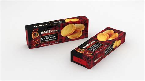 Walkers Pure Butter Shortbread Highlanders 200g 3d Modell 14 Max Free3d