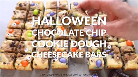 Chocolate Chip Cookie Cheesecake Bites Halloween YouTube