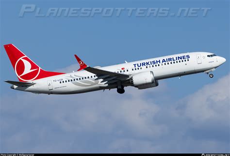 TC LCD Turkish Airlines Boeing 737 8 MAX Photo By Wolfgang Kaiser ID