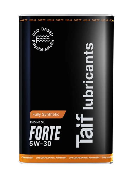Масло моторное TAIF 5W-30 Синтетическое - купить в интернет-магазине ...