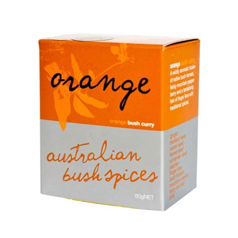 Orange Bush Curry Spice Blend 80g Australian Bush Spices National