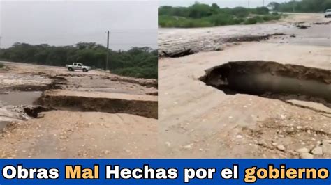 Fuertes Lluvias Provocan Deslizamiento De Alcarillado En Jiman Youtube