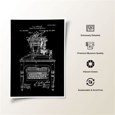 Qwerty keyboard: Buy Premium Framed Blueprints & Patent Art Online ...