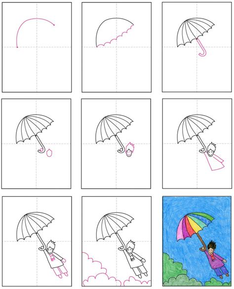 How to Draw a Windy Day Tutorial and Windy Day Coloring Page — JINZZY