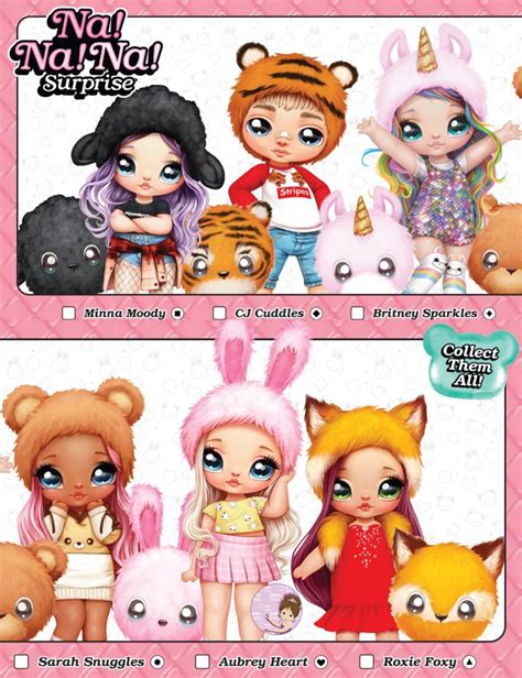 Na! Na! Na! Surprise checklist | Unicorn doll, Soft dolls, Lol dolls