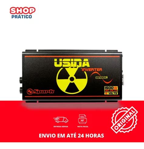 Inversor De Tensão Senoidal Usina Inverter 1500w 12v 120v R 1 611 em