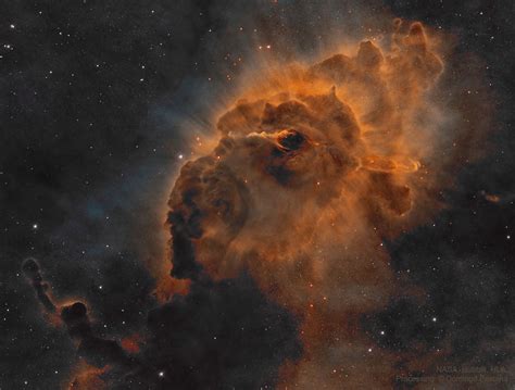 Apod 2017 December 6 Hh 666 Carina Dust Pillar With Jet