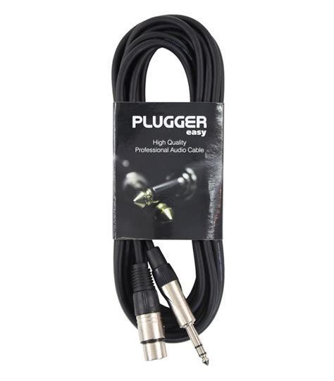 Câble Micro PLUGGER CÂBLE XLR FEMELLE JACK MÂLE STÉRÉO 6M EASY1 Micro