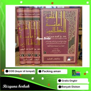 Jual Kitab Ianatut Tholibin I Anah Ianah Tholibin Dki Islamiyah 4 Jilid