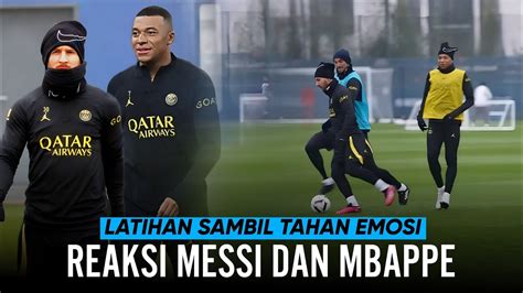 TURUNKAN EGO MASING²Lihat Saat Messi Dan Kylian Mbappe Mulai Akur