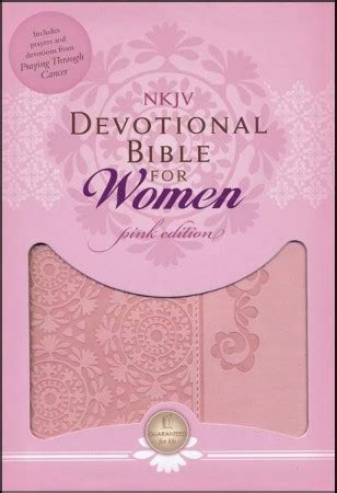 NKJV Women of Faith Devotional Bible for Women, Breast Cancer Edition ...