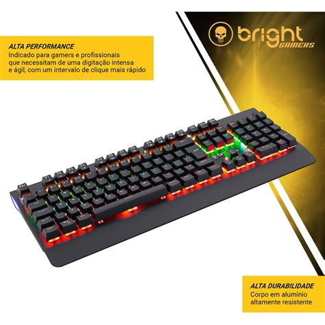 Teclado Gamer mecânico USB Titanium GTC562 Bright CX 1 UN