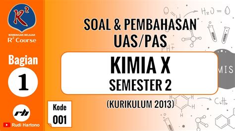 Soal Dan Pembahasan Kimia Kelas X Semester Beinyu