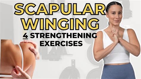 Strengthening Exercises For Scapular Winging Youtube