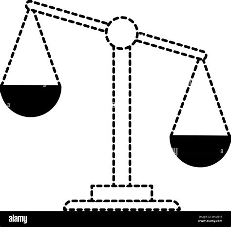 Weight Scale Justice Icon Stock Vector Image Art Alamy