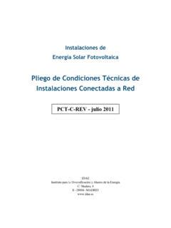 Pliego De Condiciones T Cnicas De Instalaciones Conectadas Pliego