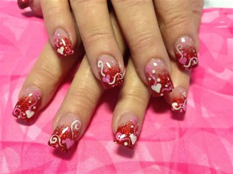 40 Cute Valentines Day Nails Designs For Ladies 2018 Sheideas