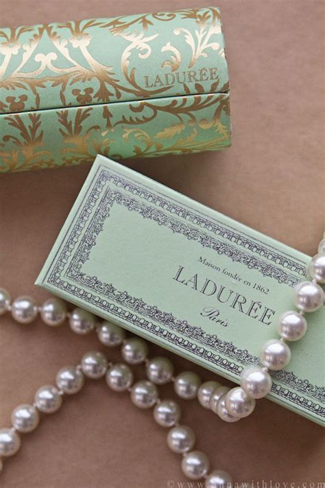 Annawithlove Is Almost Here Laduree Pearls Mint Gold