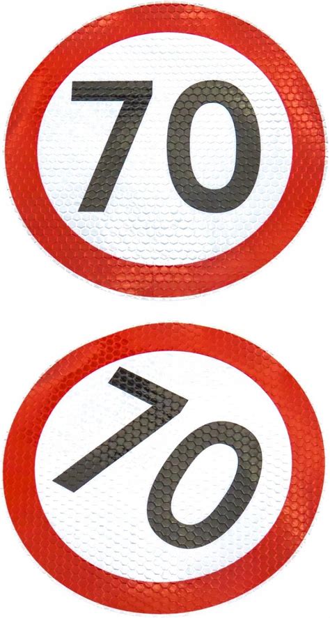 Cargoparts Naklejka Nalepka Prędkości Odblaskowa 70 Kmh 20Cm - Opinie i ...