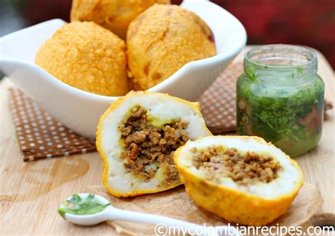 Colombian Stuffed Potatoes Papa Rellena My Colombian Recipes