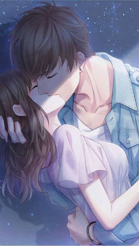 Cute Anime Couples Kissing