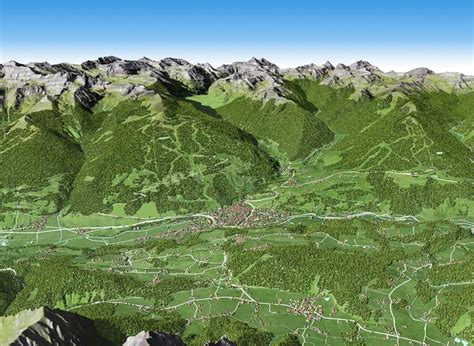 3D Panoramakarte Schladming Dachstein TOURISVIS