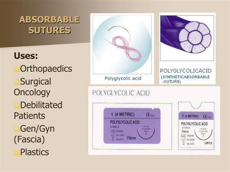 Absorbable Sutures Types