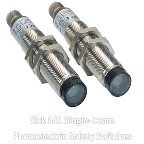 Sick L41 Single Beam Photoelectric Safety Switches Dbi Control