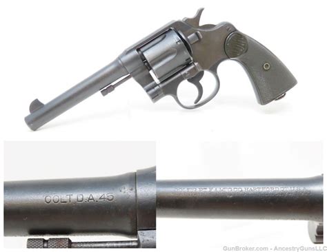 1920 U S Army COLT Model 1917 45 ACP Caliber DOUBLE ACTION C R