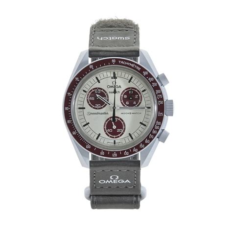 Ceas Omega Swatch Moonswatch Mission To Pluto 42mm Gri EMAG Ro