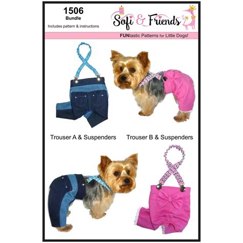 Dog Pants Sewing Pattern 1506 Dog Clothes Patterns Dog - Etsy