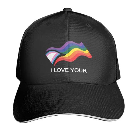 Pride Month LGBTQ Gay Pride Flag Baseball Cap Dad Hat Adjustable Magic Buckle Hats For Men Women