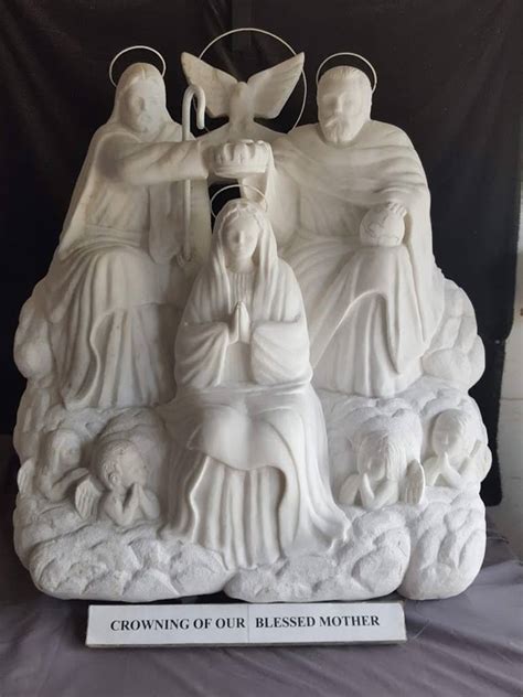 Coronation Of Blessed Virgin Mary Sculpture By Stephen DePace Saatchi Art