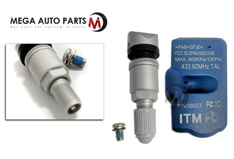 1 X New Universal Programmable Itm Tire Pressure Sensor 433mhz Metal Valve Tpms Ebay