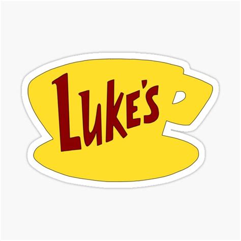 Lukes Diner Sticker For Sale By Alaieina Redbubble