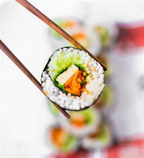 Easy Vegan Sushi Rolls Gluten Free Blooming Nolwenn Recipe