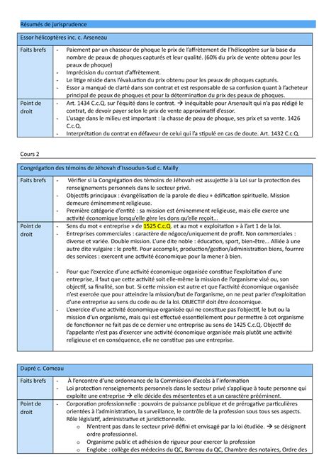 R Sum Juris Drt R Sum S De Jurisprudence Essor H Licopt Res