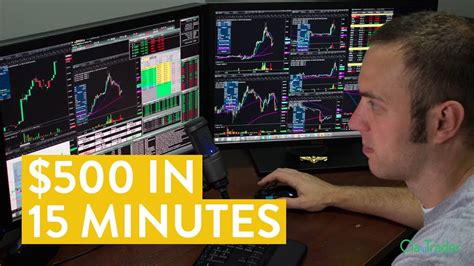 [live] Day Trading How To Make 500 In 15 Minutes Youtube