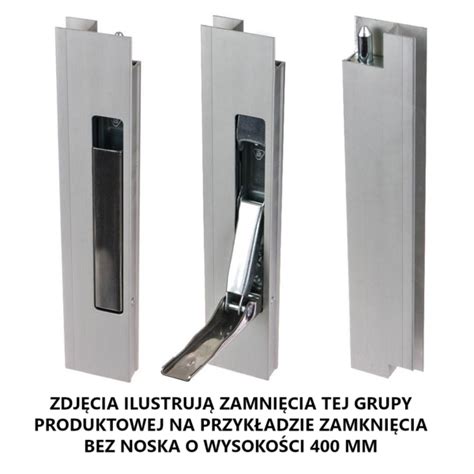 Zamek Burty Aluminiowej Mm Bm Wzmocniony Prawy