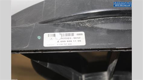 Radiator fan electrical - Mitten, Med kåpa for Mercedes Benz C-Klass ...
