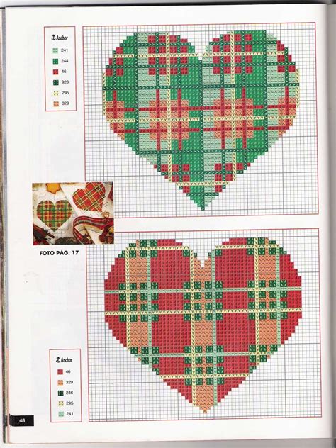 Point De Croix M Coeurs Cross Stitch Heart Cross Stitch Wedding