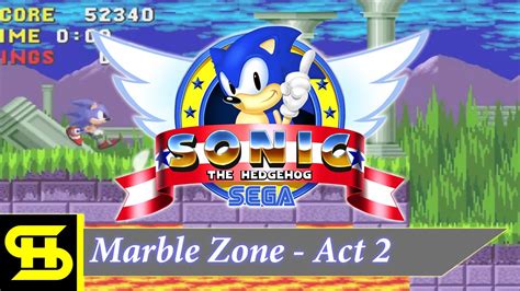 Sonic The Hedgehog Marble Zone Act 2 Playthrough Youtube