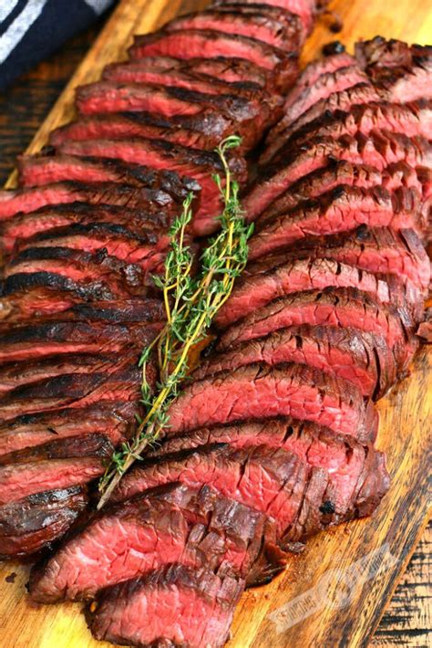 Grilled Hanger Steak Marinated In Homemade Steak Marinade Grilled