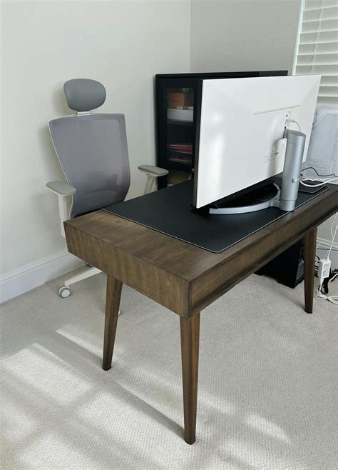 Latest Modern Wood Desk with Drawers | Lulu Writing Desk